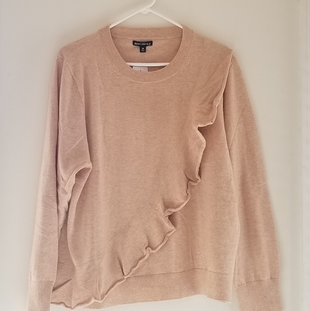 NWT J. Crew Ruffle Sweater